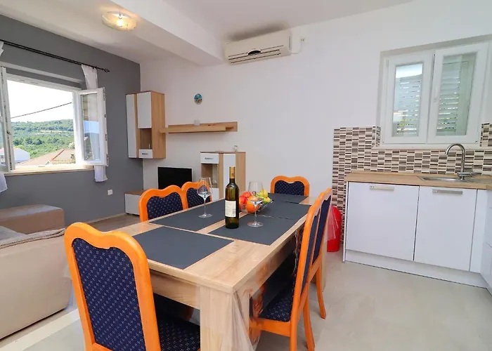 Radojkovi - Comfort Two Bedroom With Terrace And Sea View A2 Apartamento